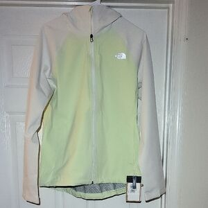 The North Face Women's Mint and Cream Rain/jogging Jacket